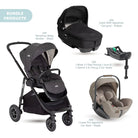 Joie Versatrax Pushchair with I - Level Pro Car Seat & Base & Calmi Carrycot Travel System - Shale - ebebek - Black Friday