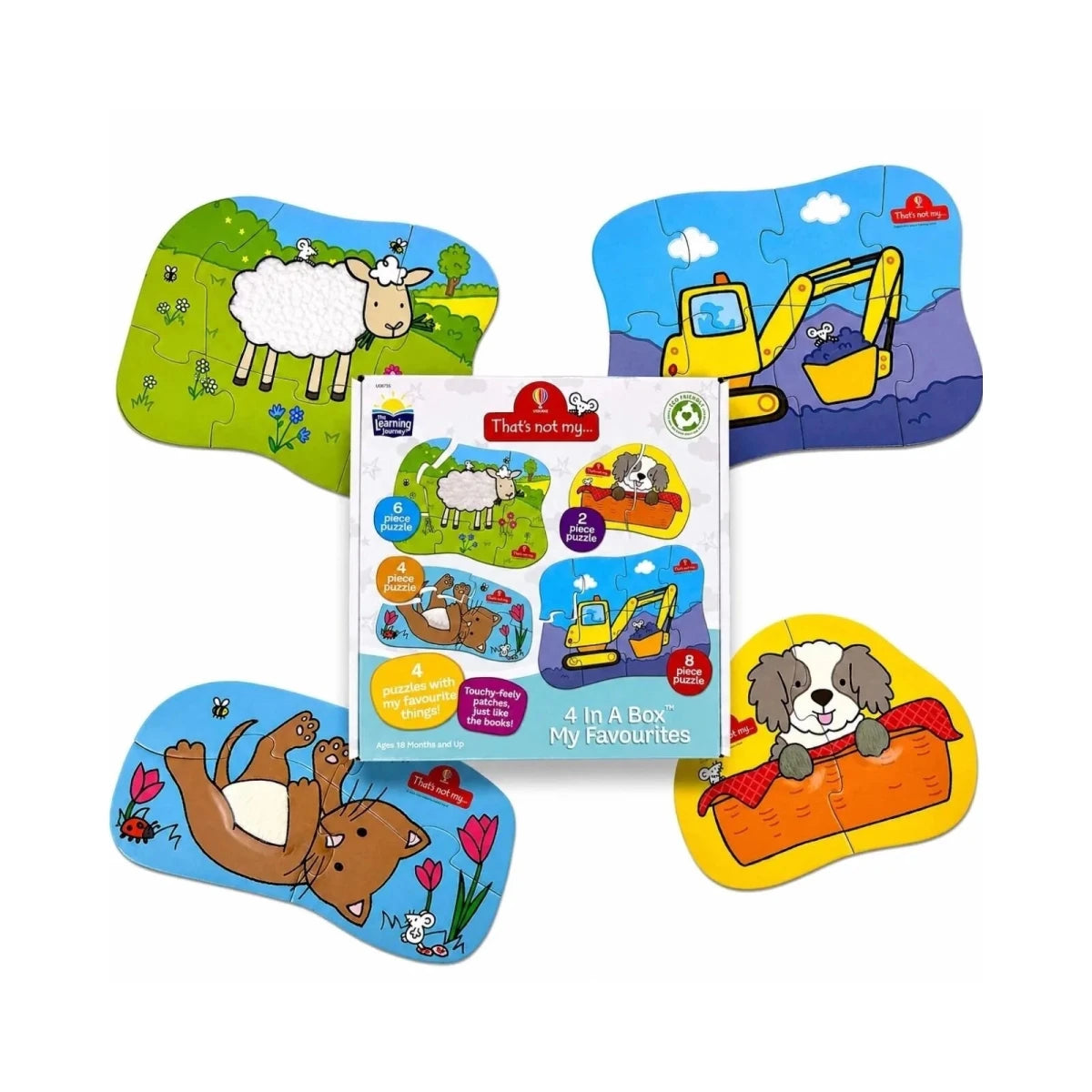 That's Not My… 4-in-1 Puzzle Set - My Favourites - ebebek