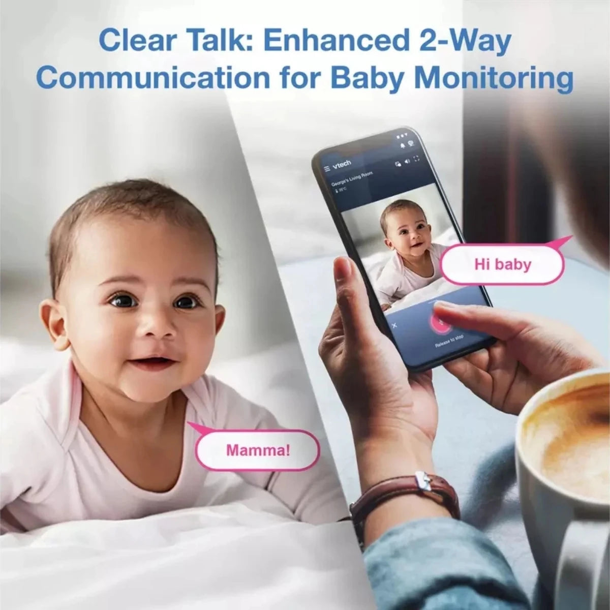 VTech RM9761 Wi-Fi Pan & Tilt Baby Camera - ebebek