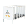 WeBaby Fox Alba Wooden Cot Bed 60x120cm - White White - ebebek