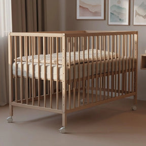 WeBaby Lio Cot Bed 60x120cm - Raw Beech Raw Beech - ebebek