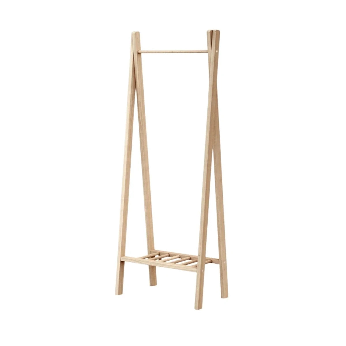WeBaby Hooki Wooden Children's Clother Rail - Raw Beech Raw Beech - ebebek