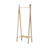 WeBaby Hooki Wooden Children's Clother Rail - Raw Beech Raw Beech - ebebek