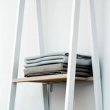 WeBaby Hooki Wooden Children's Clother Rail - White & Raw Beech White & Raw Beech - ebebek