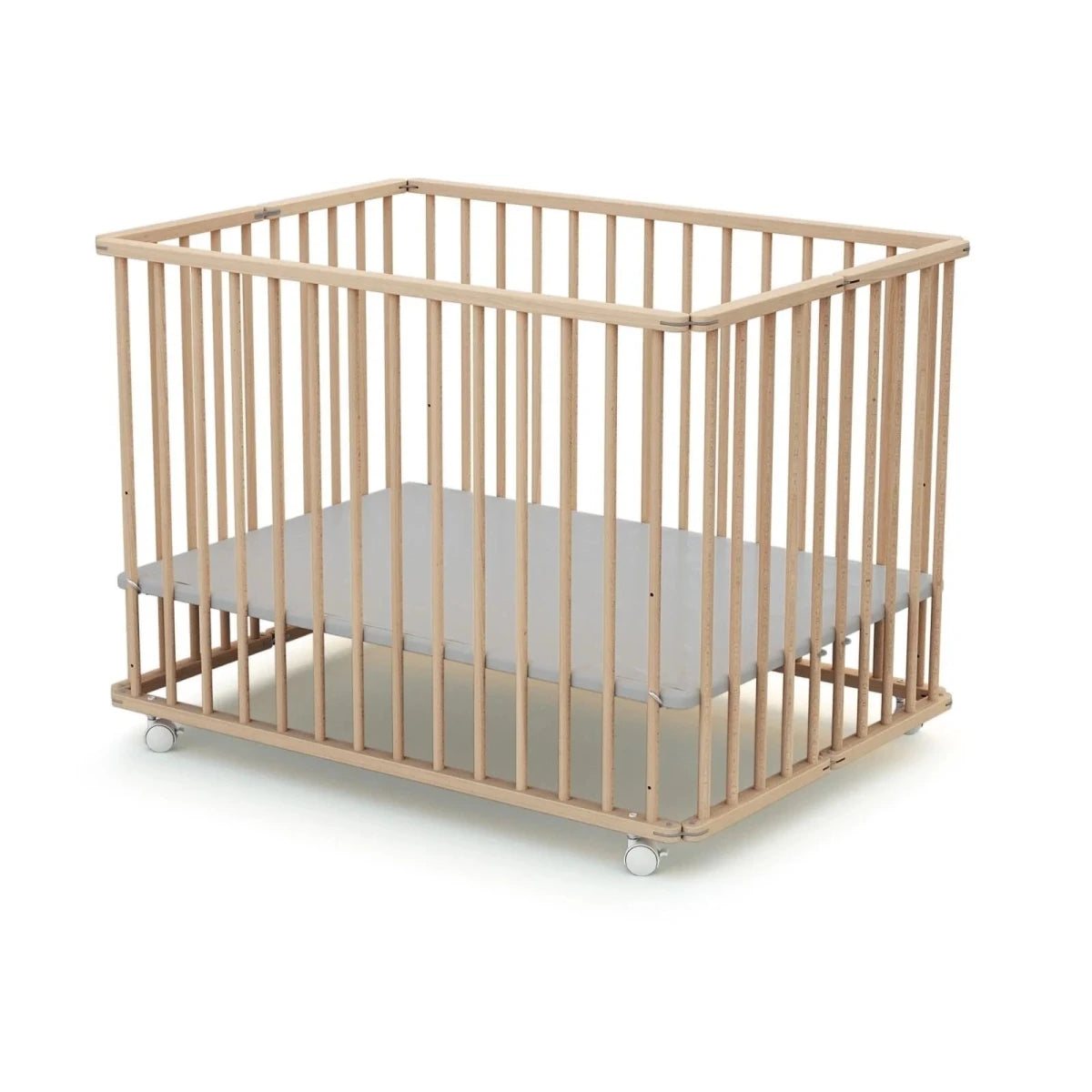WeBaby Cali Folding Playpen 70x100cm - Raw Beech Raw Beech - ebebek
