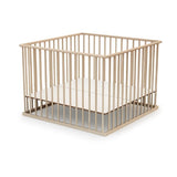 WeBaby Cubo Wooden Playpen 100x100cm - Raw Beech Raw Beech - ebebek