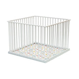 WeBaby Cubo Wooden Playpen 100x100cm - White White - ebebek