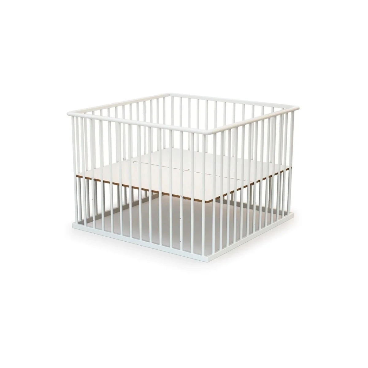 WeBaby Cubo Wooden Playpen 100x100cm - White White - ebebek