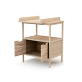 WeBaby Natur Changing Unit with 2 Wooden Doors - Raw Beech Raw Beech - ebebek