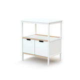 WeBaby Natur Changing Unit with 2 Wooden Doors - White & Raw Beech White & Raw Beech - ebebek
