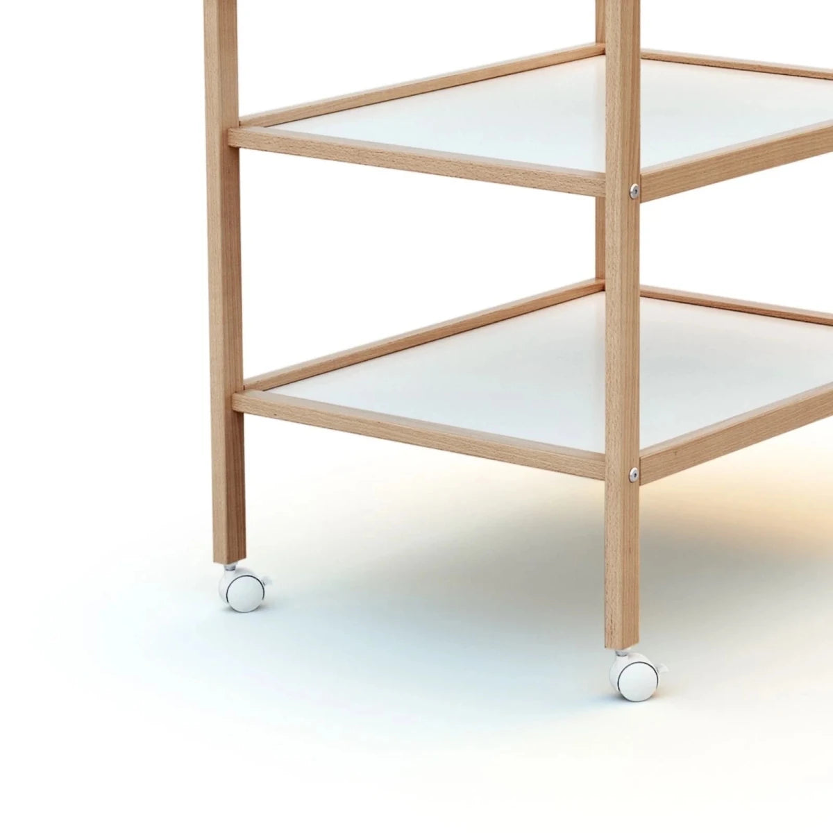 WeBaby Lilo Changing Table with 2 Shelves - Varnished Beech Varnished Beech - ebebek