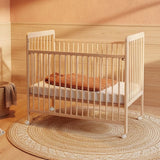 WeBaby Livo Wooden Sliding Cot Bed 60x120cm - Varnished Beech Varnished Beech - ebebek