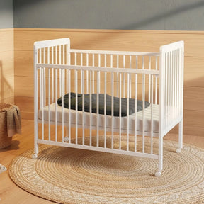WeBaby Livo Wooden Sliding Cot Bed 60x120cm - White White - ebebek