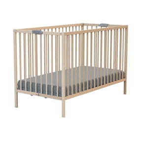 WeBaby Flex Folding Wooden Cot Bed 60x120cm - Raw Beech Raw Beech - ebebek