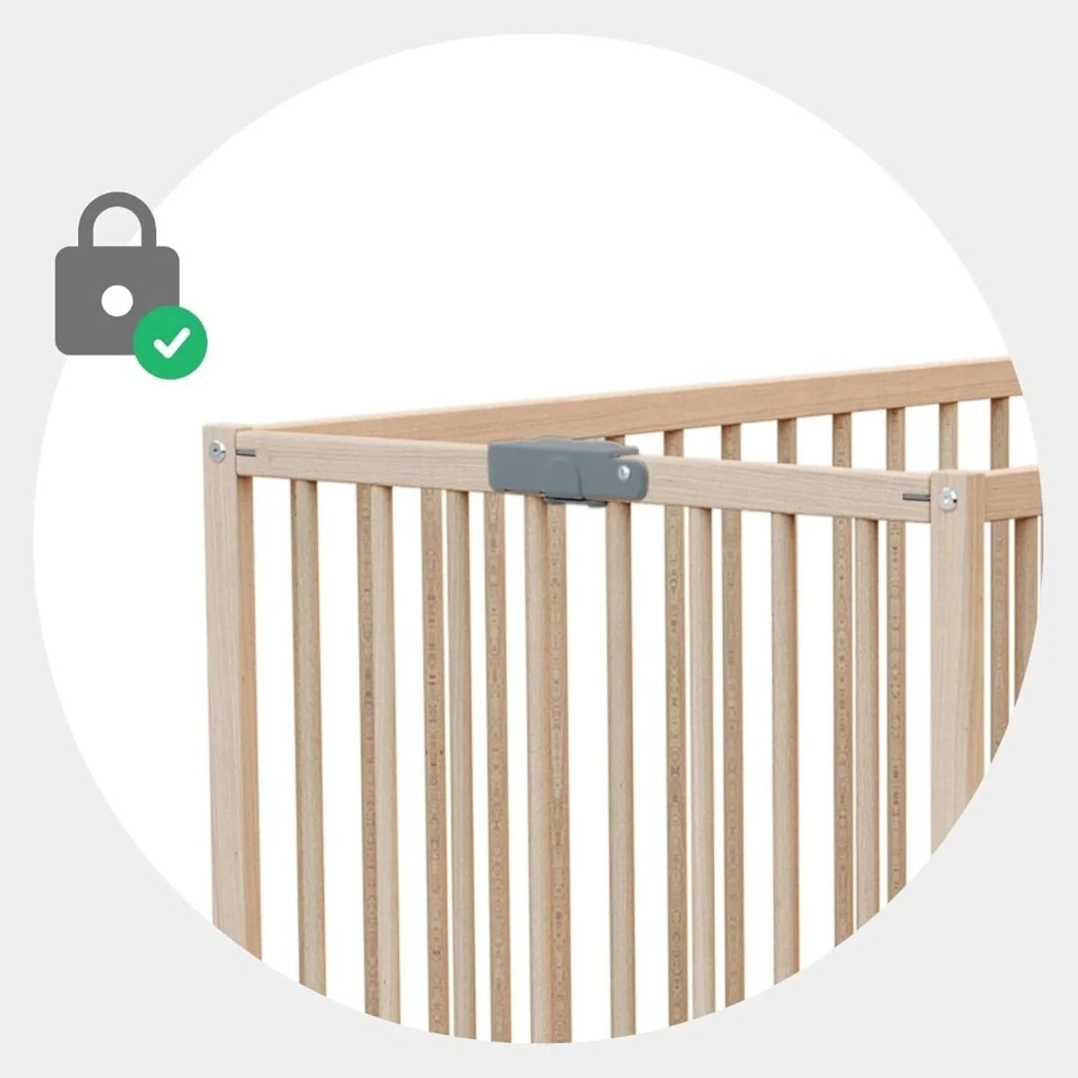 WeBaby Flex Folding Wooden Cot Bed 60x120cm - Raw Beech Raw Beech - ebebek