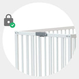 WeBaby Flex Folding Wooden Cot Bed 60x120cm - White White - ebebek