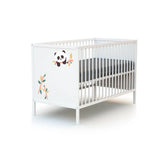 WeBaby Panda Alba Wooden Cot Bed 60x120cm - White White - ebebek