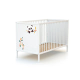 WeBaby Panda Alba Wooden Cot Bed 60x120cm - White White - ebebek