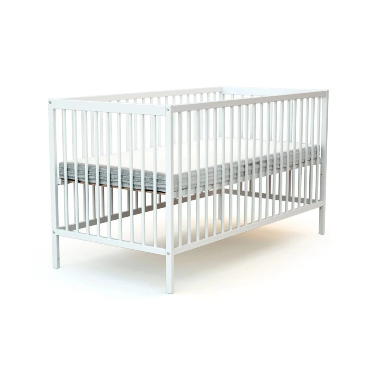 WeBaby One Wooden Cot Bed 70x140cm - White White - ebebek
