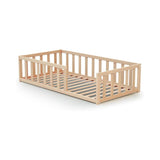 WeBaby Kaia Wooden Flor Bed 70x140cm - Raw Beech Raw Beech - ebebek