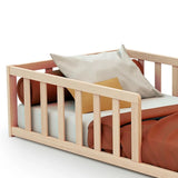 WeBaby Kaia Wooden Flor Bed 70x140cm - Raw Beech Raw Beech - ebebek