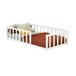 WeBaby Kaia Wooden Flor Bed 70x140cm - White White - ebebek