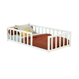 WeBaby Kaia Wooden Flor Bed 70x140cm - White White - ebebek