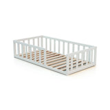 WeBaby Kaia Wooden Flor Bed 70x140cm - White White - ebebek