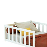 WeBaby Kaia Wooden Flor Bed 70x140cm - White White - ebebek