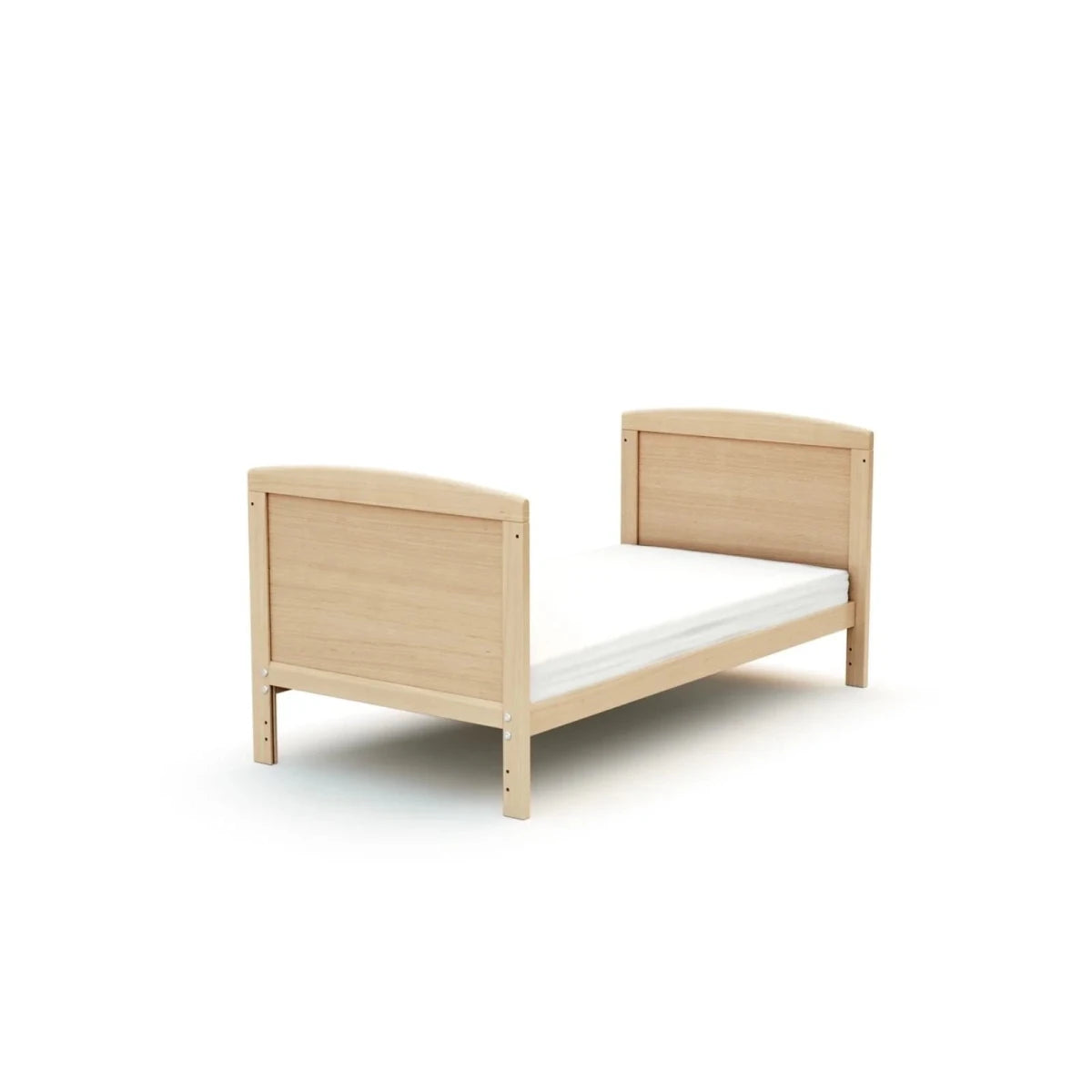WeBaby Luna Convertible Wooden Cot Bed 60x120cm - Varnished Beech Varnished Beech - ebebek