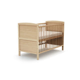 WeBaby Luna Convertible Wooden Cot Bed 60x120cm - Varnished Beech Varnished Beech - ebebek
