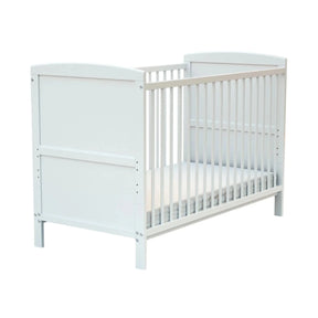 WeBaby Luna Convertible Wooden Cot Bed 60x120cm - White White - ebebek