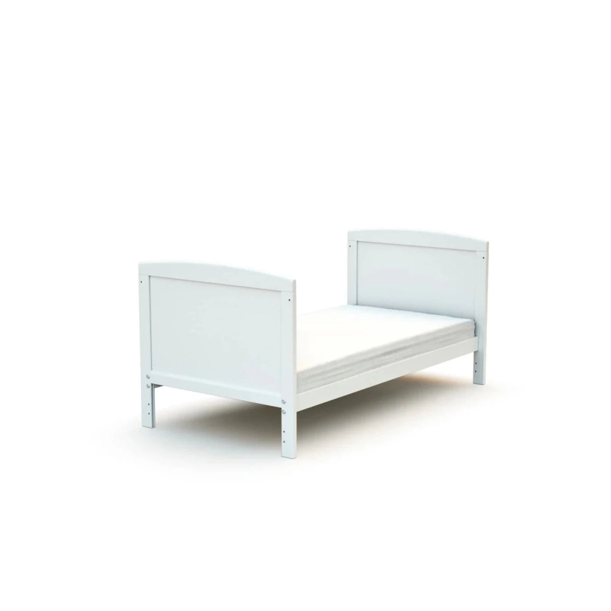 WeBaby Luna Convertible Wooden Cot Bed 60x120cm - White White - ebebek