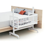 WeBaby Nino Wooden Convertible Sleeping Crib - White White - ebebek