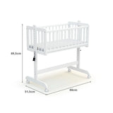WeBaby Nino Wooden Convertible Sleeping Crib - White White - ebebek