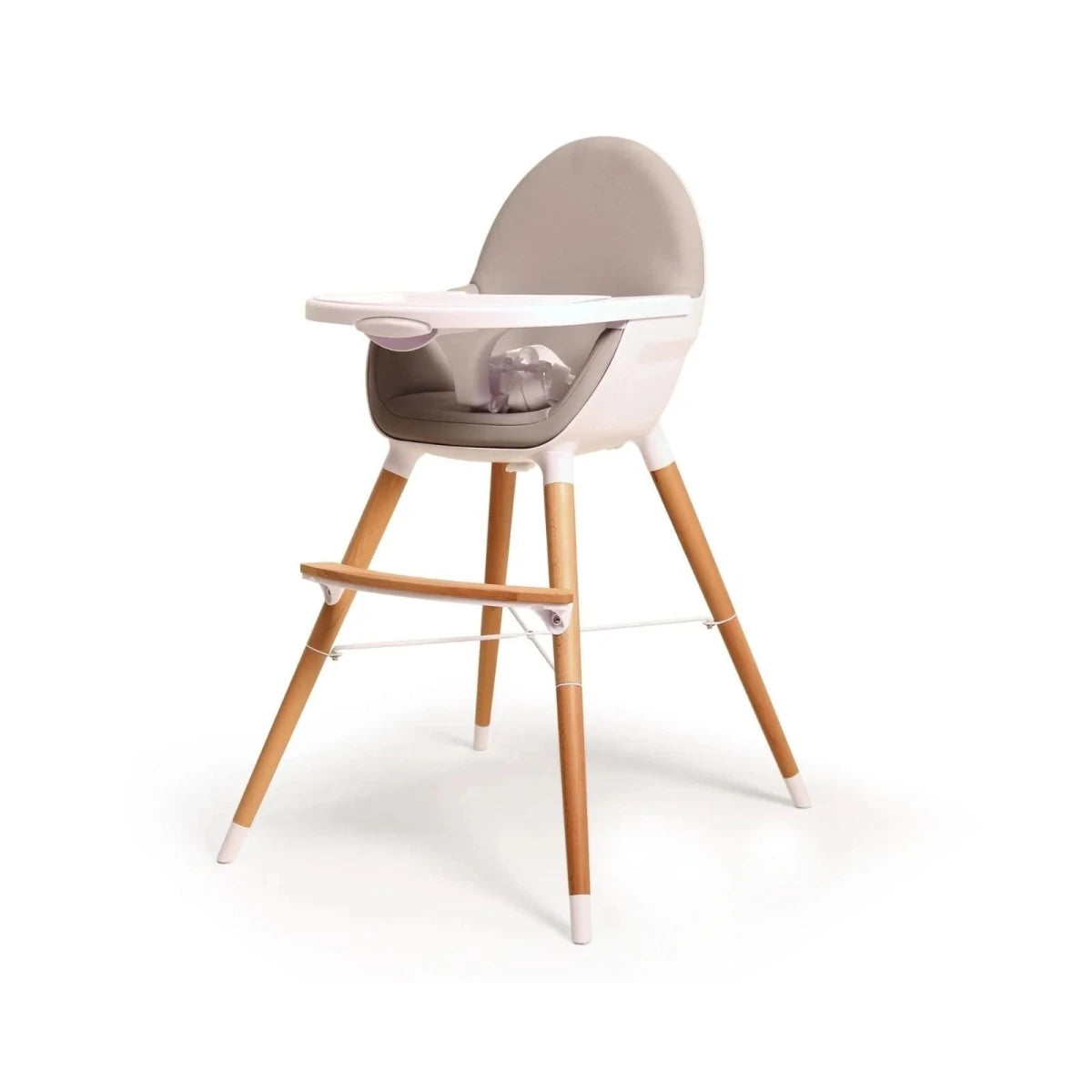 WeBaby Adjustable Highchair - White & Gray - ebebek