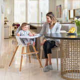 WeBaby Adjustable Highchair - White & Gray - ebebek