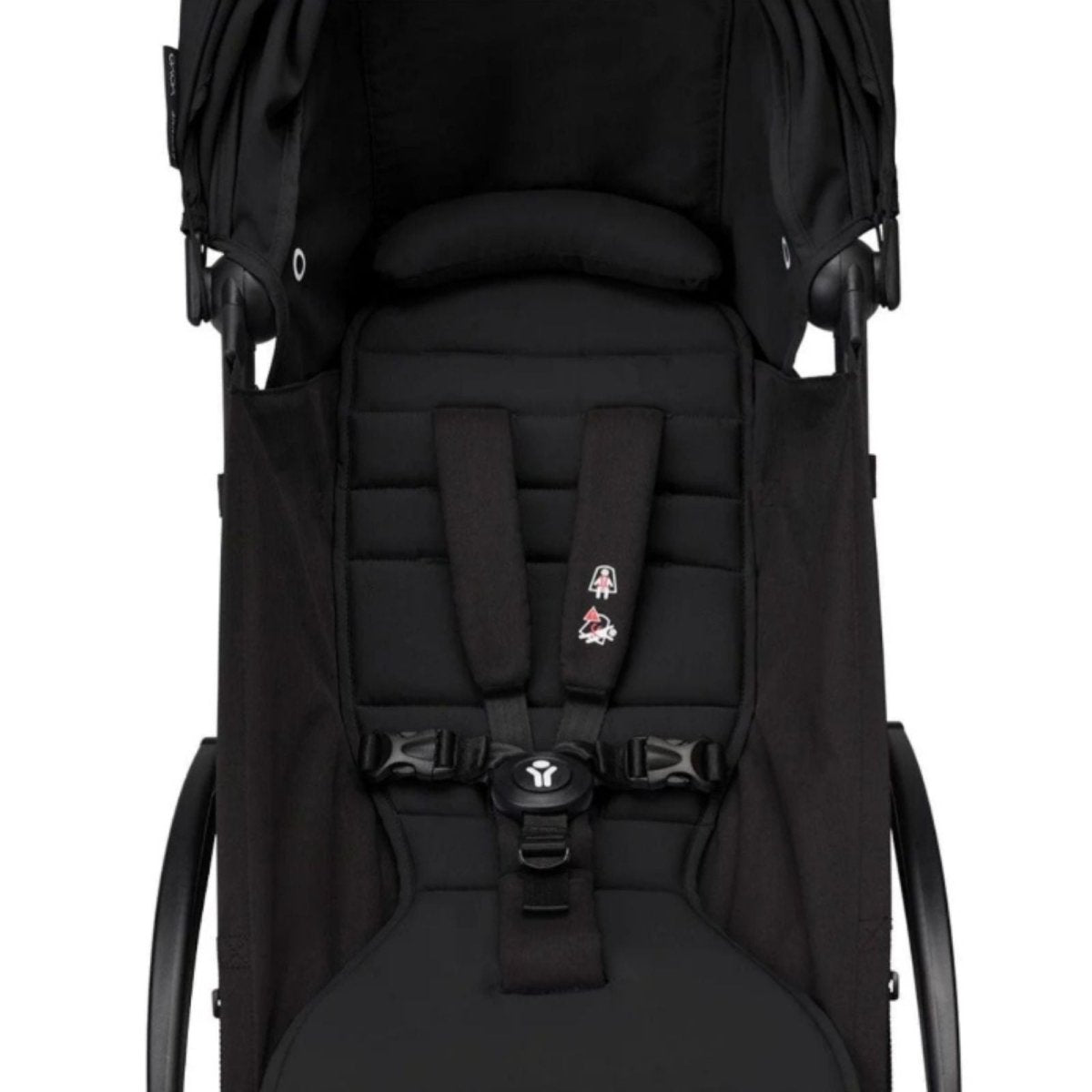 Stokke YOYO3 Newborn Shell to Toddler Bundle - Black Color Pack & White Frame - ebebek