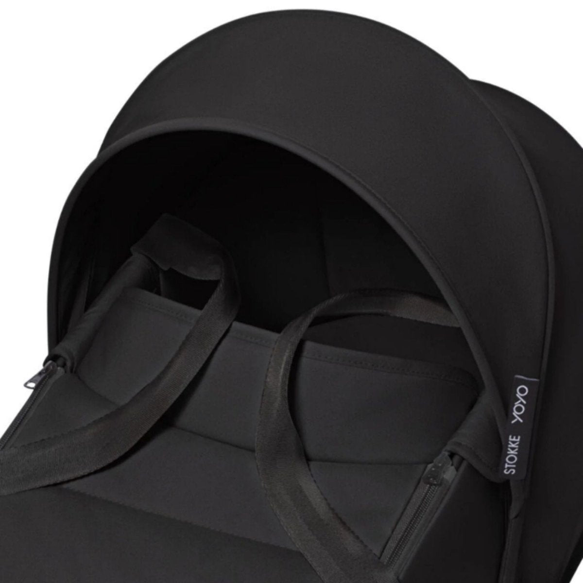 Stokke YOYO3 Newborn Shell to Toddler Bundle - Black Color Pack & White Frame - ebebek