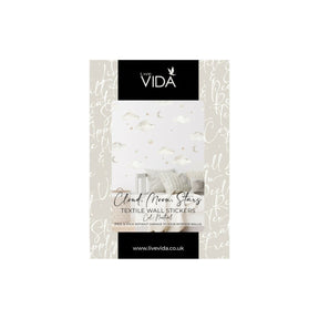 Live Vida Wall Stickers Cloud & Moon & Stars A4 - ebebek