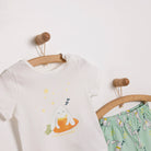 HelloBaby Baby Girl Short Sleeve Pyjamas Set - Ecru - ebebek - Black Friday