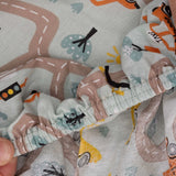 Baby Boy Sheet Set Vehicle Print - Green Green - ebebek