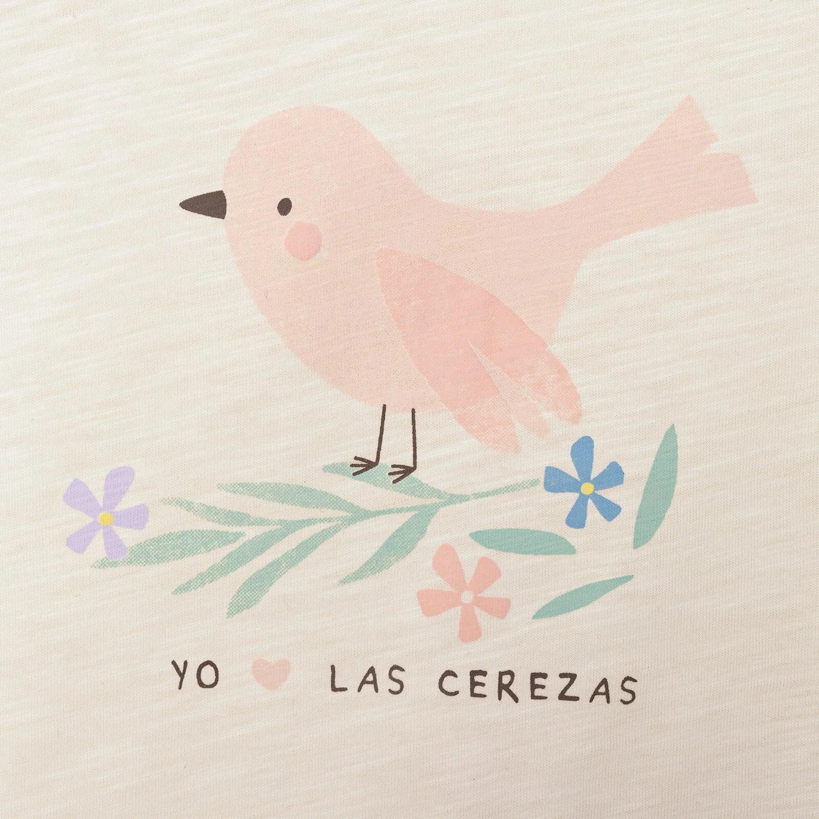 Bebetto Cute Fairy Girl Tshirt - Short - Ecru - ebebek - Black Friday