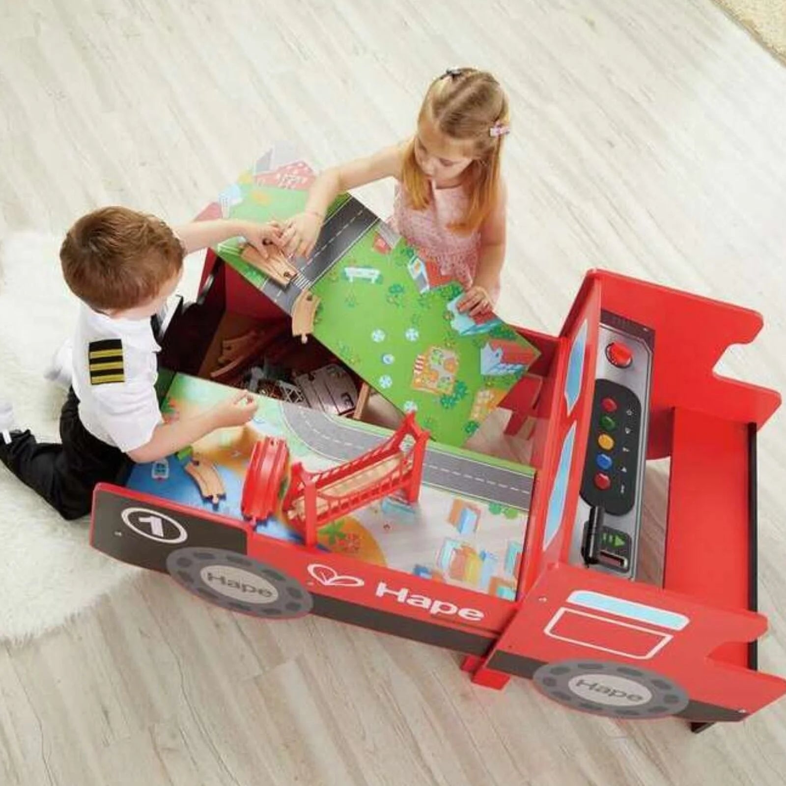 Hape No.1 Engine Table - ebebek - Black Friday