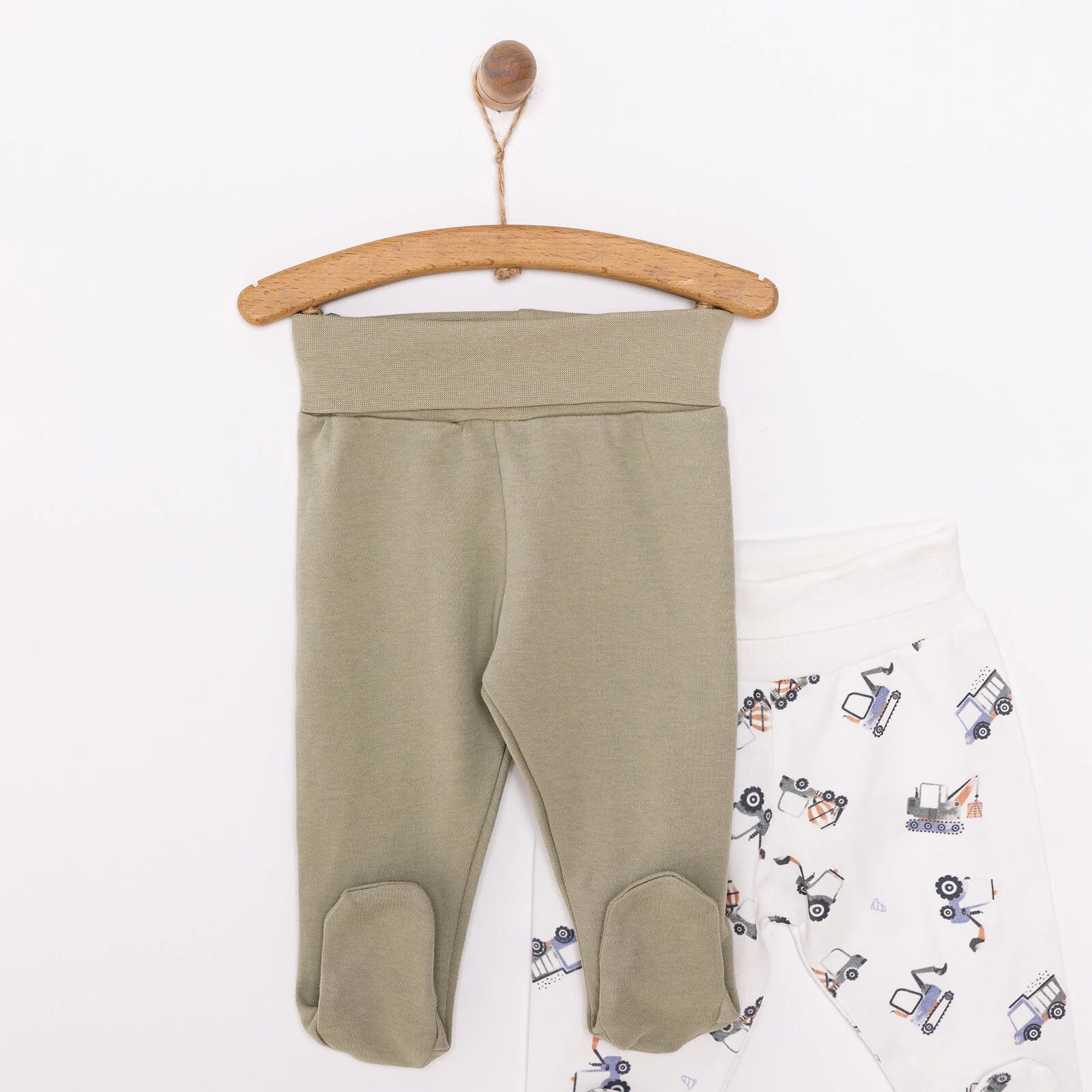 Tiffany Boy 2 Piece Footed Bottom - Khaki - ebebek - Black Friday