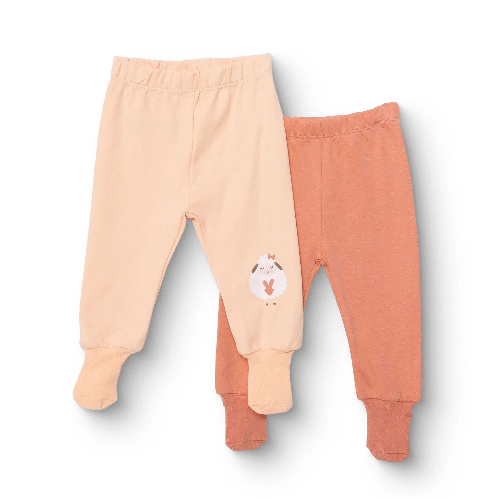 HelloBaby 2 - Pack Joggers with socks - Salmon - ebebek - Black Friday