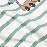 HelloBaby Boys T-Shirt & Trousers Set Vehicle Print Little Car Crew Neck Full Length Long Sleeve - Green Printed Green Printed - ebebek