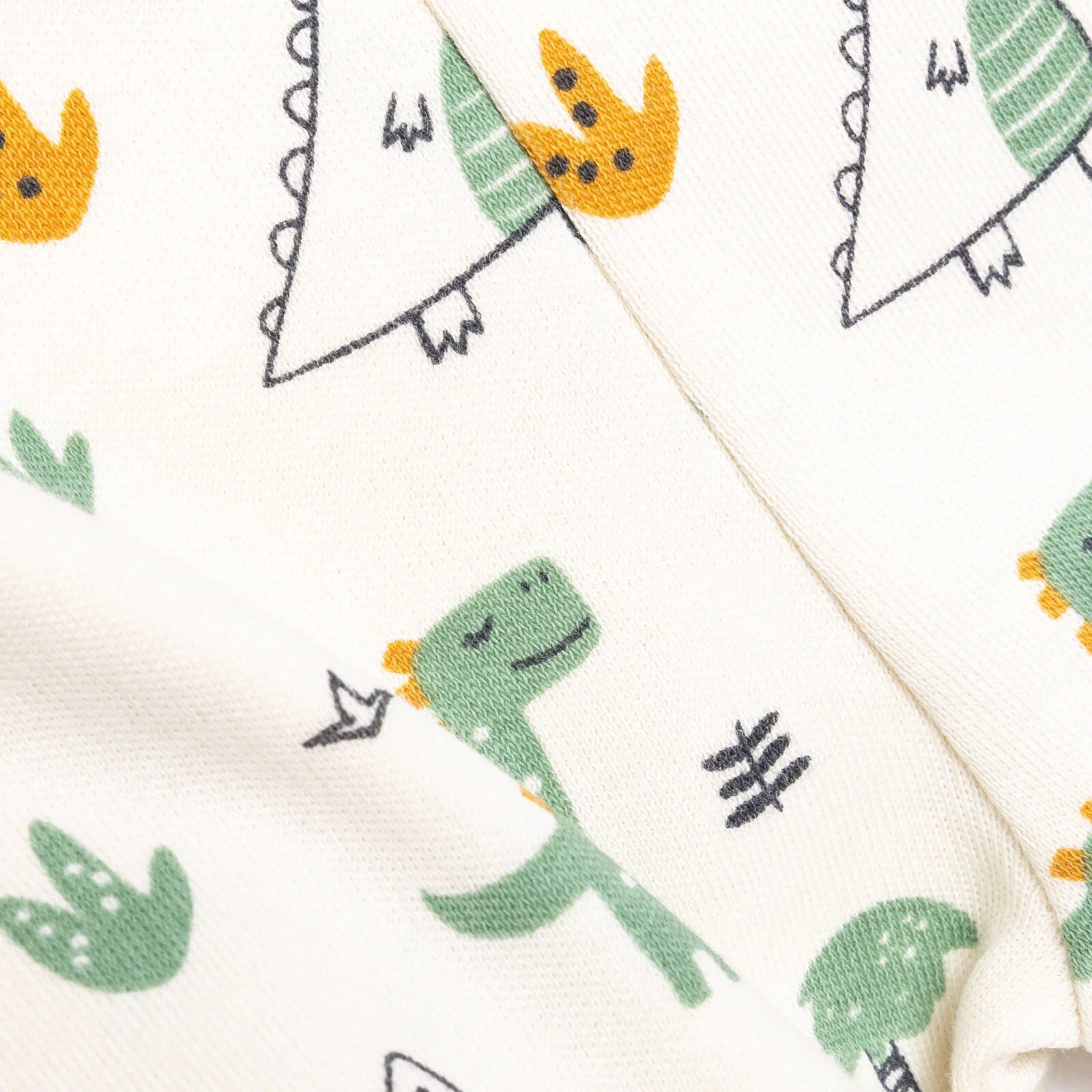 HelloBaby Boy Tshirt - Footed Bottom - Ecru - ebebek - Black Friday