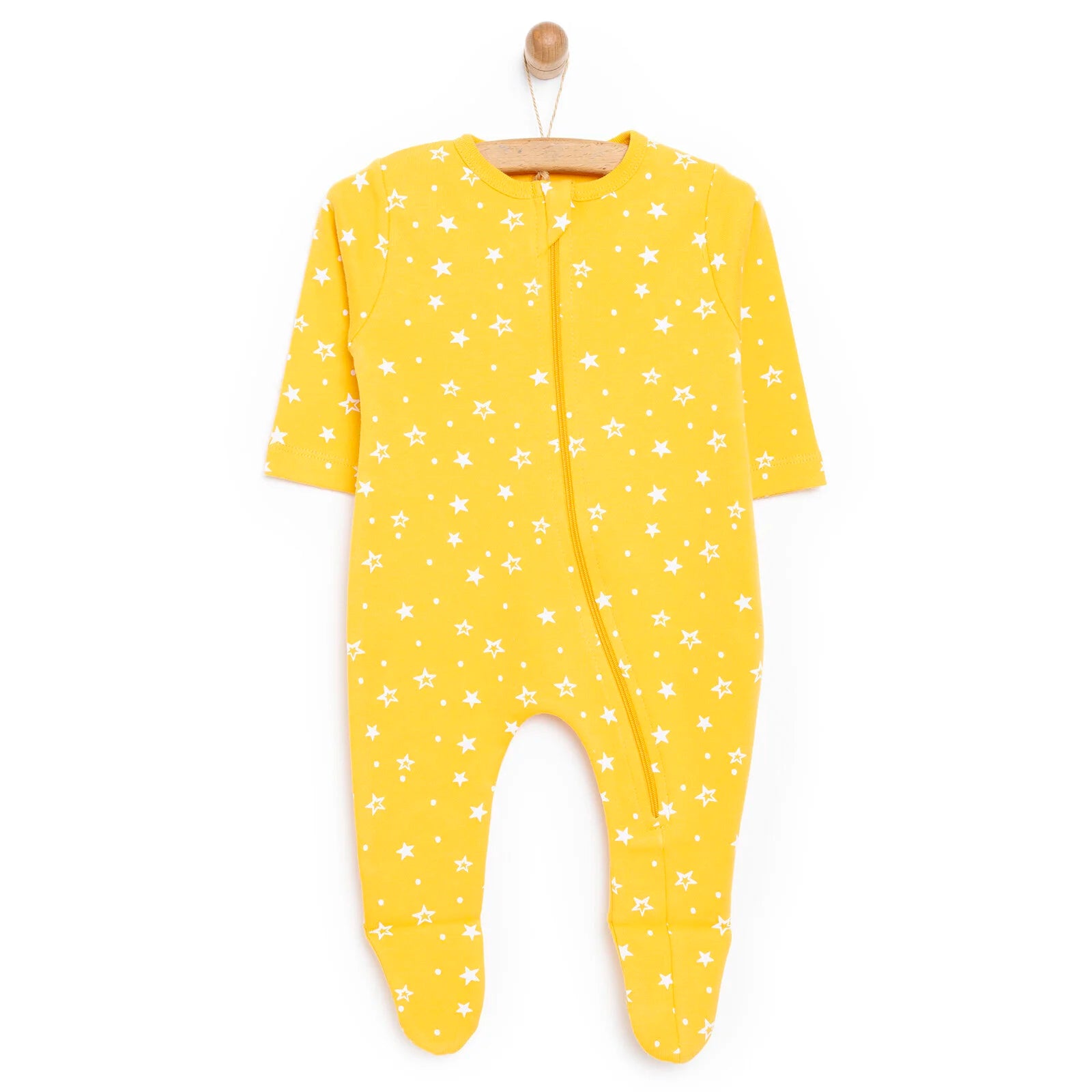 HelloBaby Newborn Footed Jumpsuit - Yellow - ebebek - Black Friday