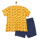 HelloBaby Basic Boy Palm Patterned Tshirt - Indigo - ebebek - Black Friday